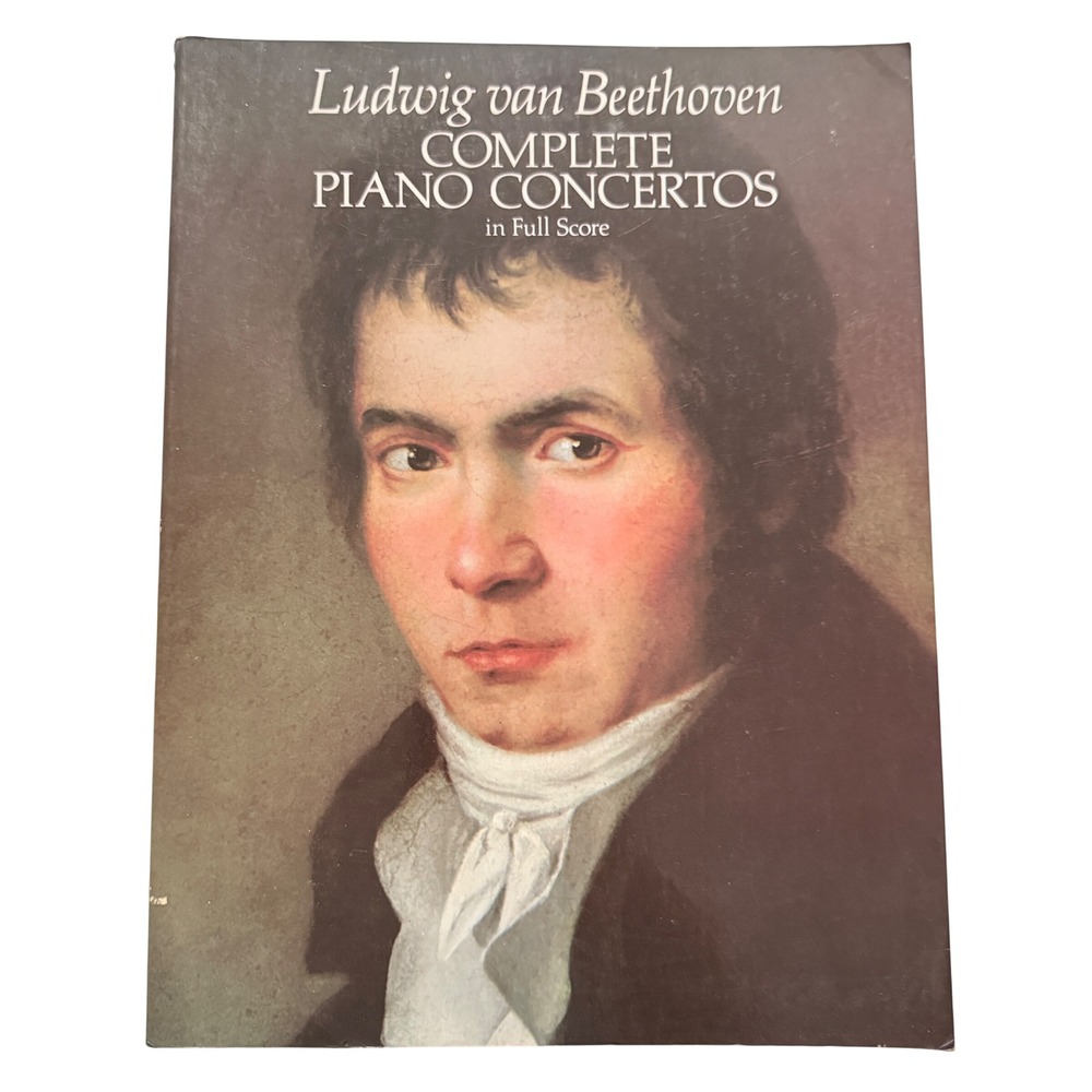 Beethoven Complete Piano Concertos Full Score Dover Paperback 1983 ISBN 245632